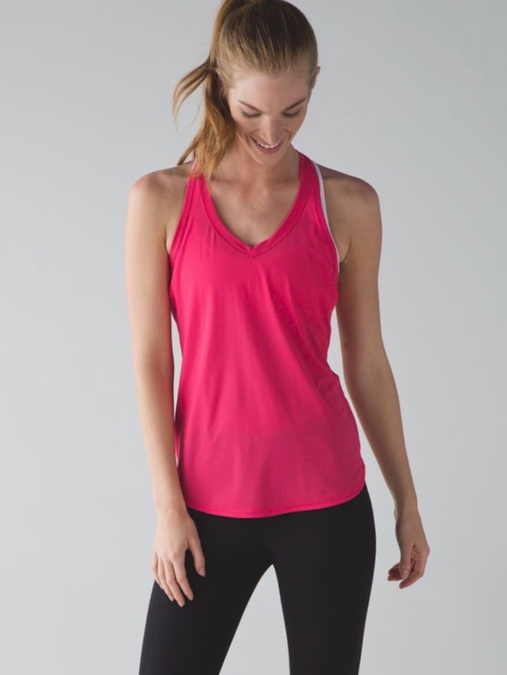 Lululemon Fast Lane Singlet Tank Top in Boom Juice Pink